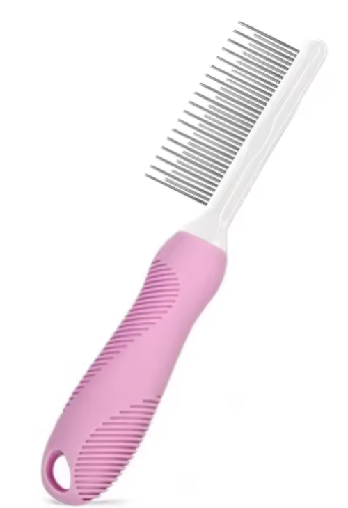 ShedLess™ Pro Dog & Cat Grooming Comb – Deshedding & Detangling Brush for Short, Medium & Long Hair