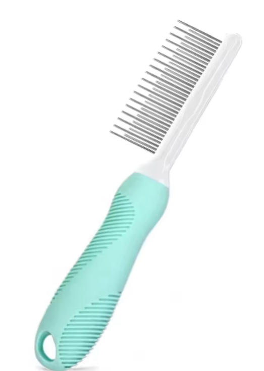 ShedLess™ Pro Dog & Cat Grooming Comb – Deshedding & Detangling Brush for Short, Medium & Long Hair
