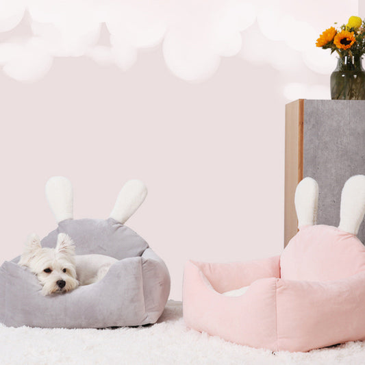 CloudPaw™ Plush Pet Bed – Washable Dog & Cat Bed with Non-Slip Base, Stays Soft Wash After Wash